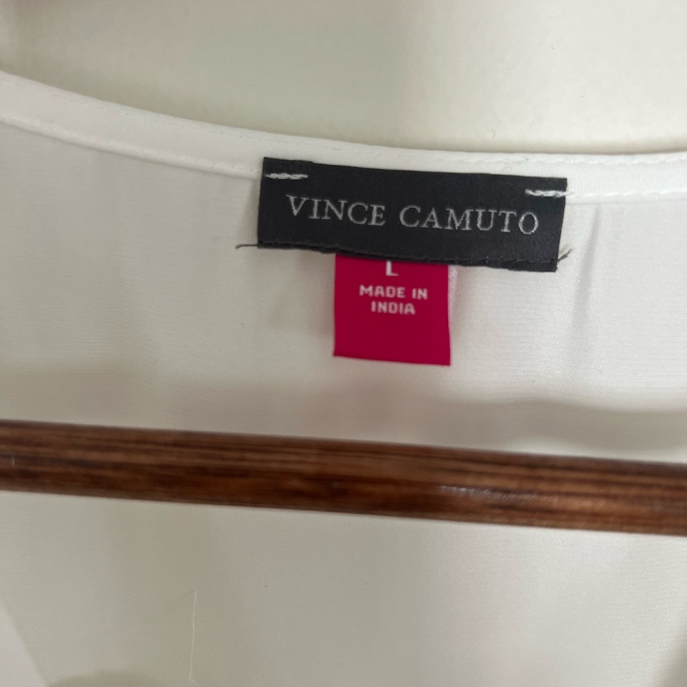 Vince Camuto New Ivory Top L – New with Tags – Elegant Blouse - Picture 5 of 8
